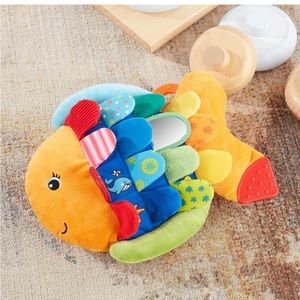 Melissa & Doug Flip Fish Soft Baby Toy Tummy Time Sensory Taggies for Infant